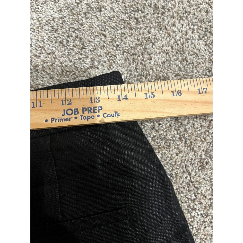 Aritzia The Limitless Pant Black Linen Blend Wide Leg Trousers Size 4